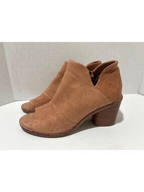 Sofft Boottie womens Molly Peep Toe leather  Shoes size 8
